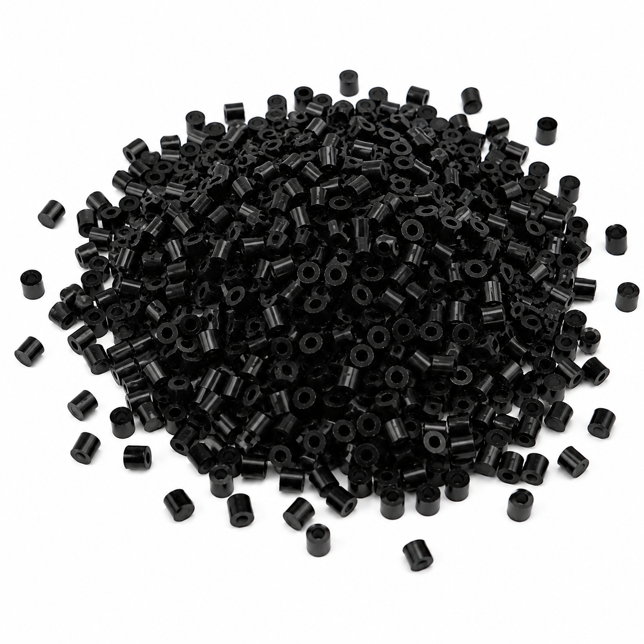 MAGDESIGNER Fuse Beads Kit for Kids,6000PCS Black Colors 2.65mm Melty Beads for Beginners Iron Beads Christmas Birthday Gifts For Girls